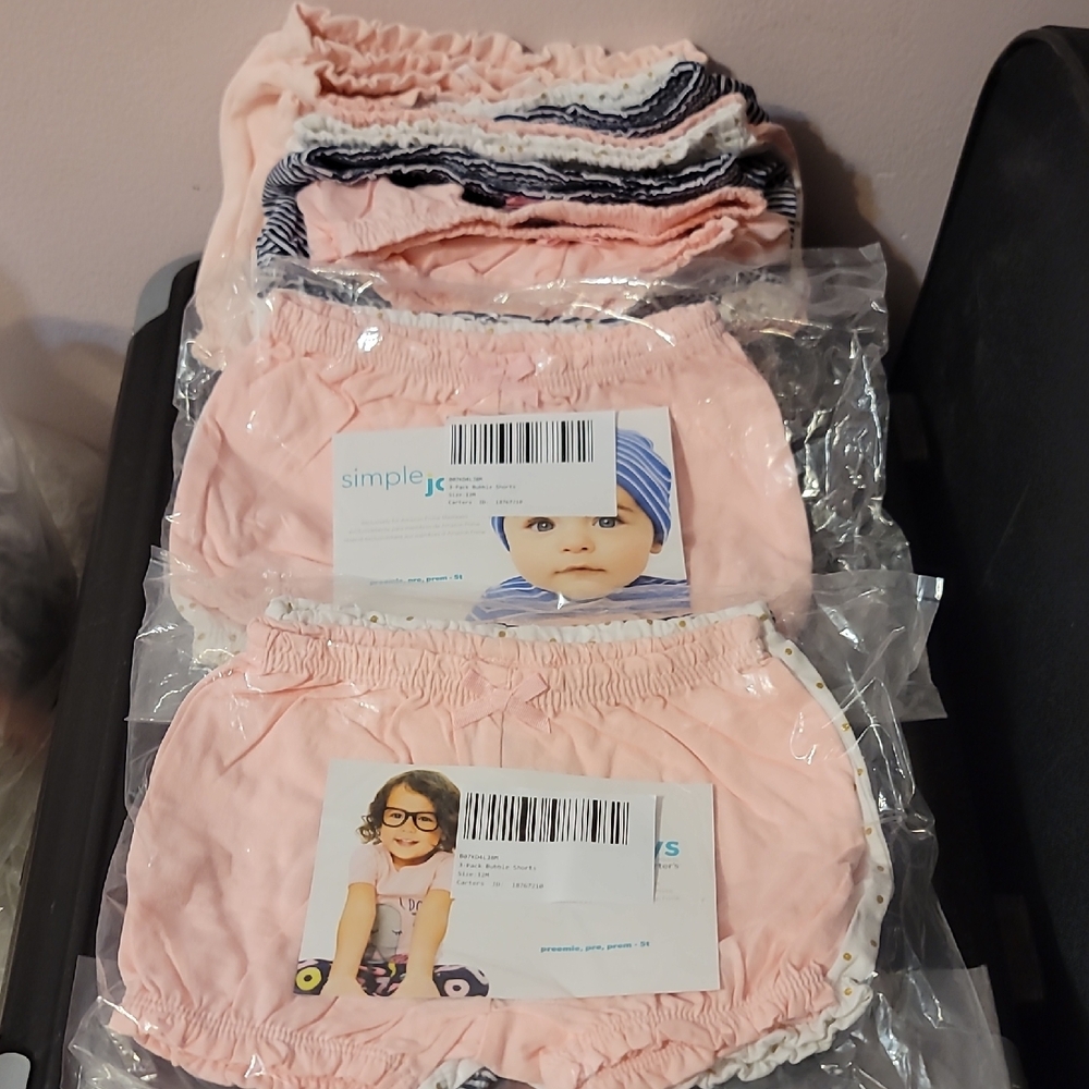 Simple Pink Diaper Covers Soft Pastel Accessories